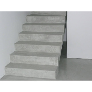 Escalier béton ciré - ibeton