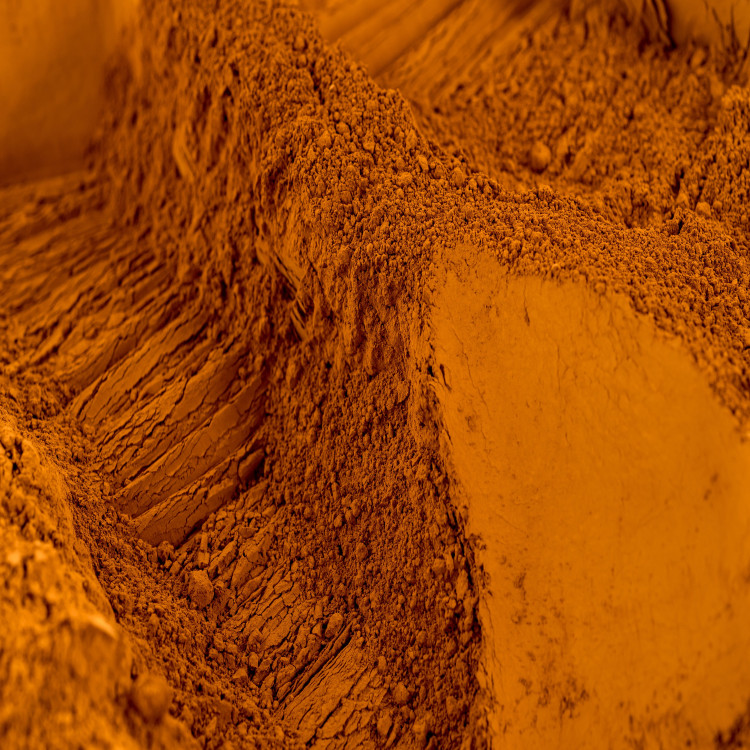 Pigment naturel pour béton et chaux: ocre jaune Havane iBéton®