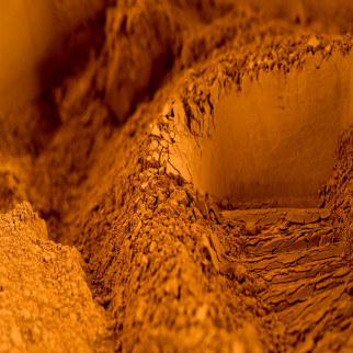 Pigment naturel pour béton et chaux: ocre jaune Havane iBéton®