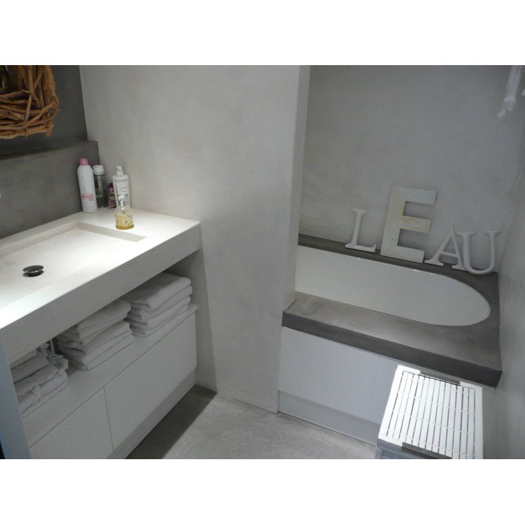 Kit béton ciré salle de bains 10 m2