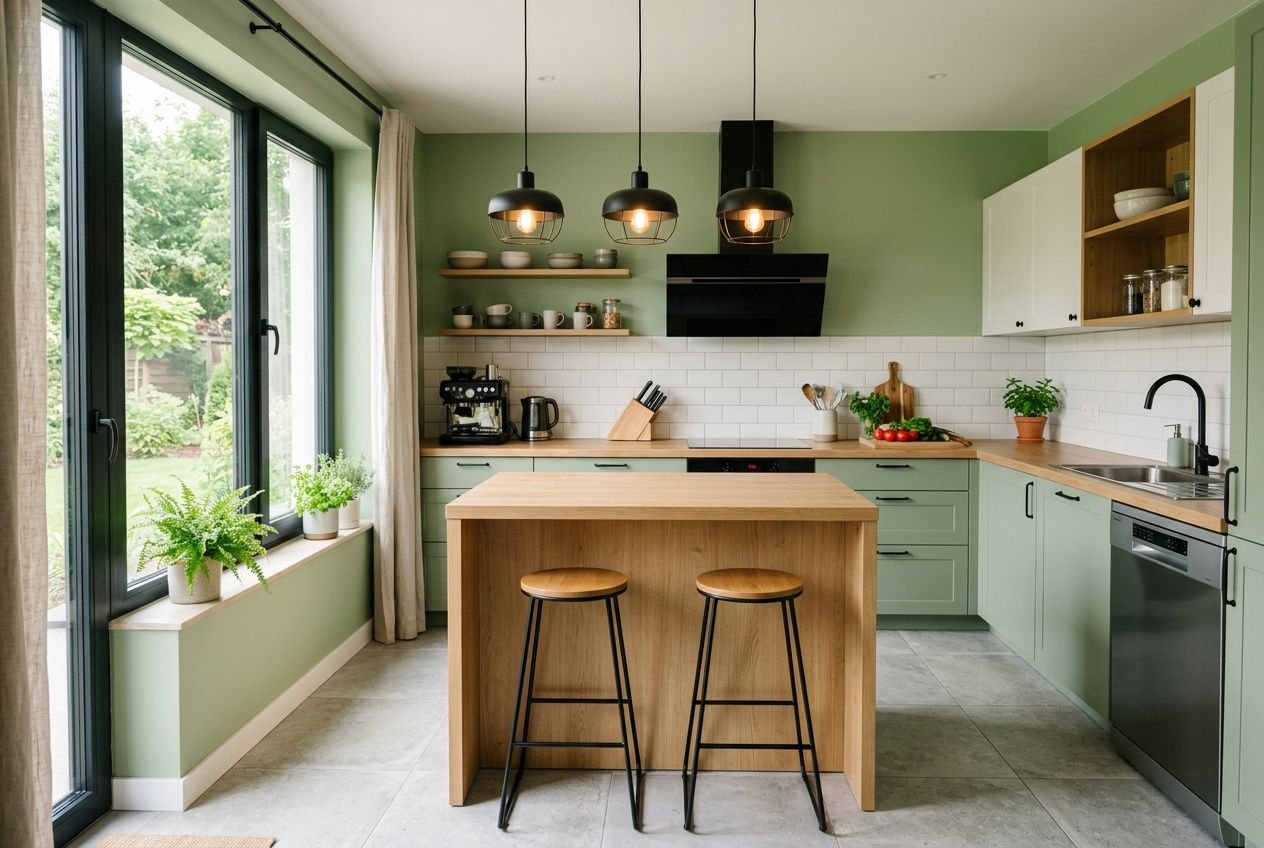 Couleur mur cuisine tendance 2026 : les teintes incontournables